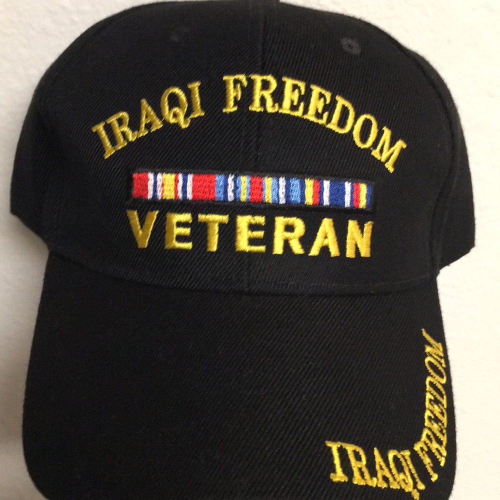 Iraqi freedom veteran Velcro hat